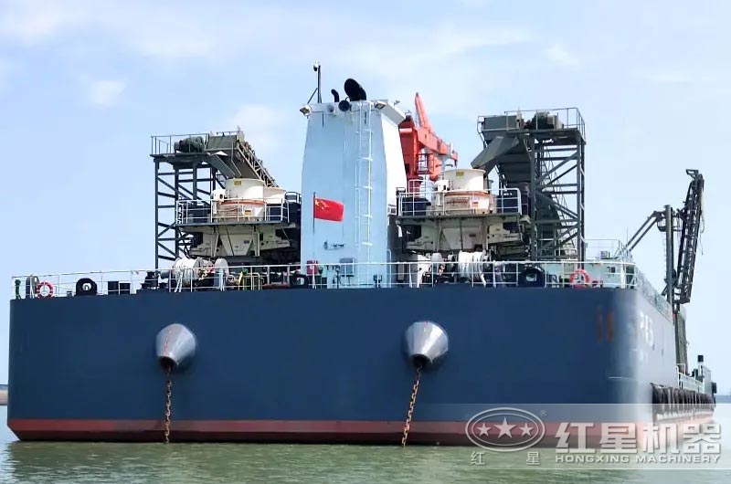 水上砂石生產工藝流程圖及視頻_船運機制砂需要什么手續(xù)？